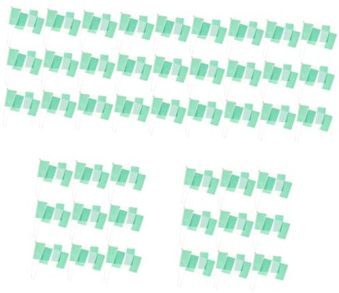 SUPVOX 5 Ensembles Drapeau Nigérian Drapeaux De Fanions Du Monde De Support De Mât De Pôle Mini Guirlande National De Poche Polyester 20 Pièces * 5