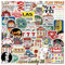 50 Stück Aufkleber wasserfeste Vintage Vinyl Stickers Sticker für Stamm Wasserflaschen Scrapbooking Laptops Handyhüllen Teenager-Mädchen lasvigas