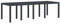 vidaXL Gartentisch Anthrazit 250x100x73 cm Poly Rattan
