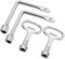 Xumann 4 Pcs Metal Triangle UK Key for Gas Electric Meter Box Cupboard Bin Keys