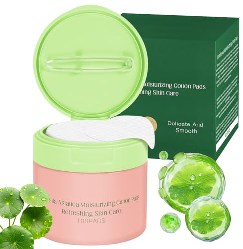 LOPHE Toner Pads, 100 Stück Hydration Toner Pad, Centella Feuchtigkeitsspendende, Skincare für Anfte Hauterneuerung, Set B