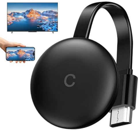 Foreverup Wireless HDMI Adapter, 5G Wireless HDMI Dongle, 4K Full HD Miracast HiFi Dongle, Video-Unterstützung für TV, Android/iOS/Laptop/PC/Monitor/TV Unterstützt/DLNA/Airplay