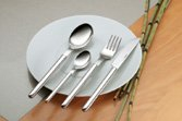 Pott mono-oval Besteck-Set 20793, 4-teilig, Messer lange Klinge