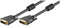 Goobay 93112 Cavo DVI-D FullHD Dual Link, Dorato, 5m Lunghezza del Cavo