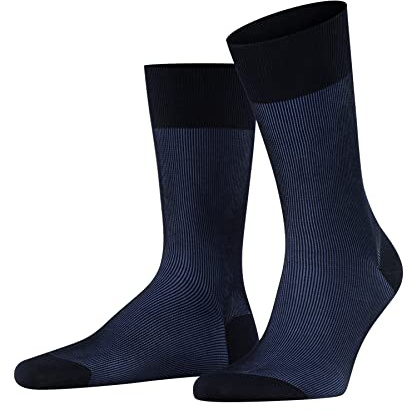 FALKE Herren Fine Shadow Socken Baumwolle atmungsaktiv | mit feiner Rippstruktur