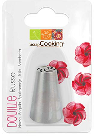 Scrapcooking 1812 Douille russe Acier Inoxydable Inox 14 x 10,8 x 3,2 cm