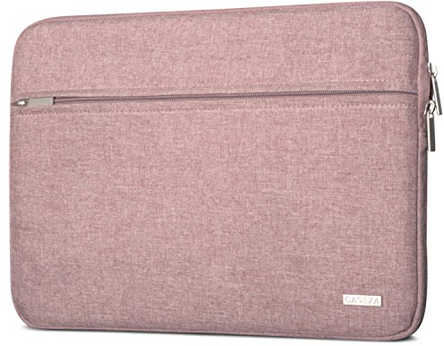 Housse Ordinateur Portable 14 MacBook Pro 15 Rouge Mélange – CASEZA Milan Sac pour PC 14, MacBook Pro 15, Dell XPS 15, HP Acer Asus & plus – Pochette Ultrabook à partir de Bouteilles recyclées PET