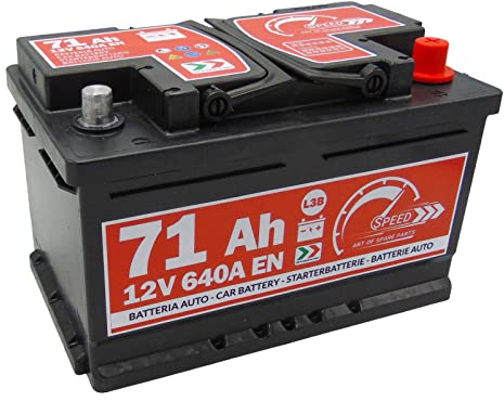 AUTOBATTERIE Speed L3B71-12V 71Ah 640A Con Polo POSITIVO A DESTRA