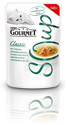Purina Gourmet Soup mit Huhn und Gemüse | 32x 40g Katzenfutter nass