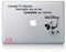 Artstickers. 15 17 Laptop Sticker Mickey Mouse Phrase Design Apple MacBook Pro Air Mac Laptop Sticker Black Gift Spilart, Registered Brand