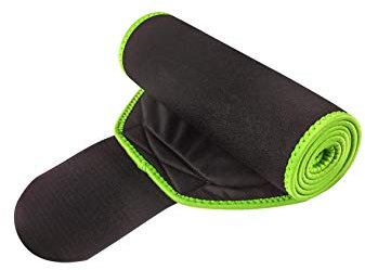 Legou Ceintures de Sport Sudation Abdominale Réglable Sauna Sweat Ceinture Perte De Poids L Noir+Vert