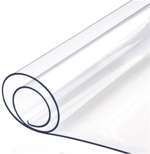 Hule Antimanchas Mantel Mesa Comedor y Mesa Cocina PVC Impermeable Transparente (140_x_160_cm, 15, Micrón, 15, Micrón, 15, Micrón, 160, Centímetros, 15.00, Micrón)