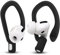 WC HookZ - Ganci sopra l'orecchio migliorati brevettati per AirPods Pro 1, 2 e AirPods 1, 2 e 3 - Due paia di dimensioni incluse nella confezione, realizzate da Wicked Cushions | Pitch Black
