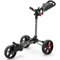 PowaKaddy Unisex DLX-Lite FF Golf-Trolley, Gunmetal/Rot, Einheitsgröße