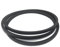Rinlius 144959 Courroie de pont (1,27 x 241,3 cm) pour tondeuse à gazon Craftsman LT1000 LT2000 LT3000 DYT4000 106,7 cm, Husqvarna Poulan AYP Remplace OEM 138255 5321449595 9 532 138255
