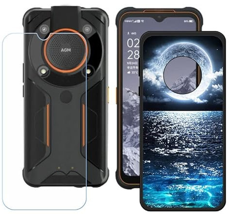 LMLQSZ Hülle für AGM Glory G1 Pro + HD Panzerglas, Sanft Handyhülle Silikon Schutzhülle Cover TPU Case Handy Tasche Handytasche - Panzerglasfolie Schutzfolie für (6,53) - OP46