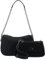 Calvin Klein Damen Hobo Bag Tasche Re-Lock Dbl Shoulder Bag Klein, Schwarz (Ck Black), Einheitsgröße