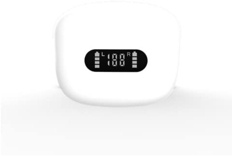 NK Auricular TWS con Pantalla - Auriculares inalámbricos con Control de Auriculares, Caja de Carga, Indicadores de batería, Conexión Bluetooth, Función Manos Libres.