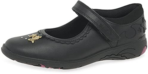 Clarks Relda Sea K Girls School Shoes 1.5 Black