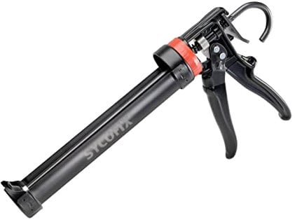 Sycofix Kartuschenpresse, Silikonspritze zum verarbeiten von sämtlichen 150-310ml Dicht- und Klebstoffkartuschen, Kartuschenpistole
