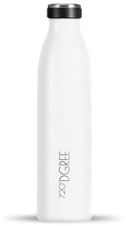 720°DGREE Gourde Acier Inoxydable milkybottle – 750ml, Vert | Bouteille Isotherme d'eau | Revêtement durable parfaite pour enfants, sport, l'ecole | Isolée Qualité supérieure