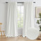 KEQIAOSUOCAI Verdunkelungsvorhänge, Boho-Stil, Landhausstil, neutraler Erdton, Fenstervorhang, Vorhänge für Wohnzimmer, Stangentasche/Rücklasche/Hakengürtel, 127 x 304,8 cm, cremefarben /