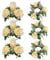 Kerzenkränze Ringe Künstliche Rosen Blumenkerzenringe Für Säulen Kleiner Blumenkranz Kerzenhalter Hochzeitsdekoration Tischdekoration Rosige Ringe Kerze Für Esstischdekoration 6 Stück 20,1 cm