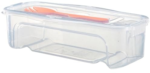 Pentola per pasta con colino, forno a microonde con colino, 1,3 l, pentola per pasta con coperchio e forchetta, resistente al calore, trasparente, per spaghetti e noodle