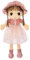 JIAHG Weiche Puppe Kinder Plüschpuppe Mädchen Kuschelpuppe Baby Stoffpuppe zum Spielen und Kuscheln, Spielzeug Püppchen, Geschenk zur Geburt und Taufe,45cm