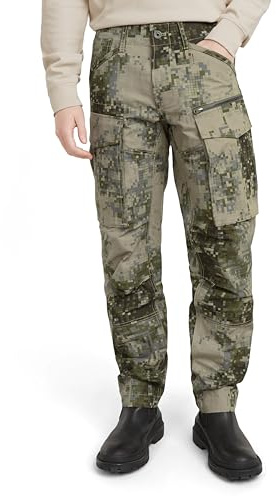 G-STAR Homme Pantalon Rovic Zip 3D Regular Tapered, Multicolore (Elephant Skin Mini Digi Camo D02190-D326-G787), 35W / 32L