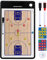 Basketballbrett, magnetisches Linup-Board, Basketball-Planungstafel, doppelseitiges Brett, Vollplatz-Markiertafel, magnetisch, halber Platz, trocken abwischbare Tafel für Basketball