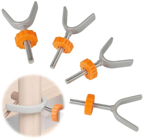 DBREAKS 4 STK Druckschrauben Kindergitter, Y Spindel zur Treppenschutzgitter, Babygitter, Treppengitter, Klemmschraube M10, Druckschrauben Türgitter Baby, Schrauben Kit für Türschutzgitter