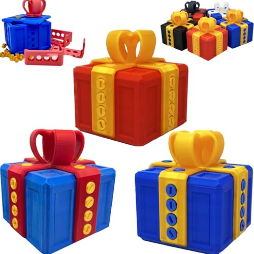 GVCXCSGE Nervige Geschenkbox mit Schrauben 3D-gedruckte Geschenkbox Scherzschraubenbox Wirklich nervige Geschenkbox Scherzgeschenkbox (C)