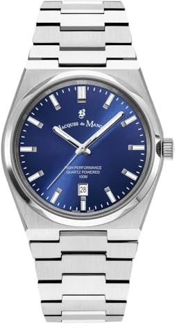 B JACQUES DU MANOIR Men Analog Quartz Watch with Stainless Steel Strap JWG03502