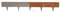 WUEFFE Bordura Corten con picchetti integrati - 2 altezze - Moduli da ml. 1 - Bordo acciaio Corten per giardino (h. 9 cm., 10)