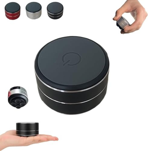 Buzzgo Speaker, Buzzgo Echo Speaker, Resonance Subwoofer, Mini Subwoofer, Bone Conduction, Bone Conduction Resonance Subwoofer, Portable Small Wireless with Suction Cup (Black)