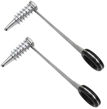 DONGKER Spiralschneider, 2 Stück Edelstahl Spiral Cutter, Hand Gemseschneider für Kartoffeln, Gemüse, Gurken und Karotten