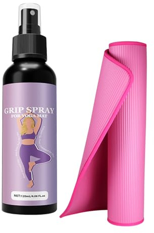 Spray für die Yogamatte – 120 ml Leistungsbooster | Haftspray für Fußballhandschuhe – für Yogamatte, Schläger, Basketball, Fußball, Golf, Sport, Fitnessstudio, Sneaker, Handschuhe