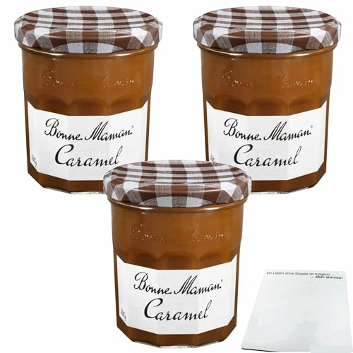 usy Bundle für Bonne Maman Caramel 3er Pck (3x380g Glas) + usy Block