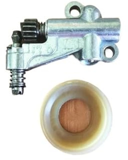 PJSDOUZWF Öl und Schnecke passend Kompatibel mit Hochentaster PSZ2600 und mehr, 2600 260 Serie, 25,4CC, Kettensägengehäuse-Öler-Set(with Worm)