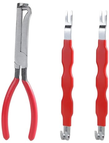 3 Pièces Outil de Déconnexion de Connecteurs Électriques Auto, Pince de Déconnexion Électrique, Outil de Retrait de Prise de Borne Automobile À Double Extrémité pour Réparation, Bornes pour Câblage