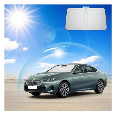 Ruiya Parasol para Parabrisas Delantero Compatible con BMW 1-Series | 2-Series 2014-2026, Protección Solar Anti UV y Rayos, Cubreparabrisas Plegable para Accesorios de Coche