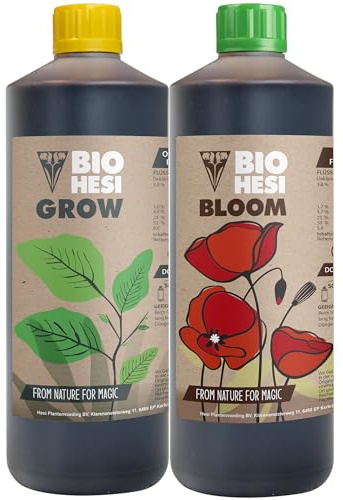 0,5 Liter HESI Bio Bloom + 0,5 Liter HESI Bio Grow