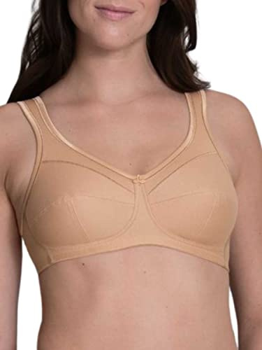 Anita Damen BH (Ohne Bügel) 5427 Entlastungs-BH Jana | Dreigeteilte Cups, weich gepolsterte Komfortträger, funktionelle Rückenform, angenehmes Hautgefühl