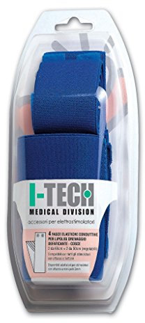 IACER I-TECH - 4 Bandes élastiques conductives pour cuisses