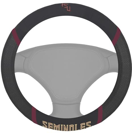 FANMATS 14858 Florida State Seminoles Embroidered Steering Wheel Cover