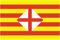 U24 Fahne Flagge Barcelona 90 x 150 cm