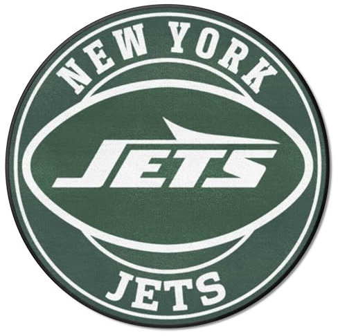 FANMATS 17969 New York Jets Roundel Teppich, 68,6 cm Durchmesser
