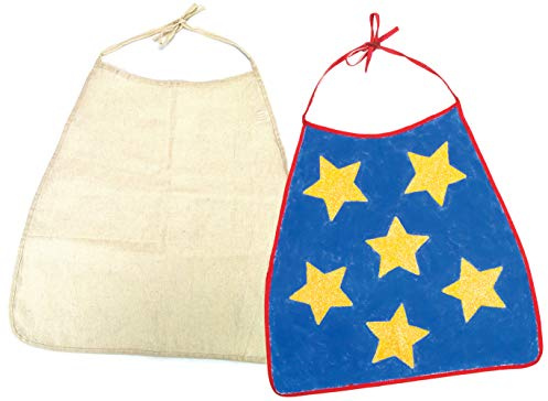 Baker Ross AV322 Superhelden-Umhang aus Stoff Gestalten und Tragen beim Kostümfest – Kreatives Bastelset für Kinder (2 Stück), Calico