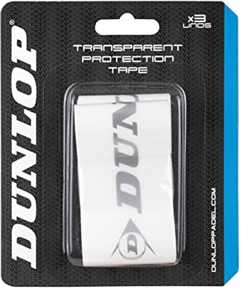 Dunlop Protection Tape Cinta Protectora de pádel, Unisex-Adult, Transparente, One Size